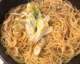 エノキの出汁が凄いワンポット和風パスタ作り方6写真