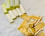 簡単!チーズ・ネギ・油揚げの豚肉巻作り方1写真