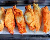 チェダーチーズの揚げ餃子作り方6写真