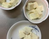 レンジ肉なし甘酢豆腐春雨炒め煮作り方3写真