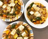 レンジ肉なし甘酢豆腐春雨炒め煮作り方18写真