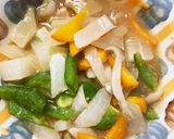 レンジ大根豚こまオイスター味噌青椒肉絲風作り方13写真