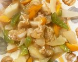 レンジ大根豚こまオイスター味噌青椒肉絲風作り方14写真