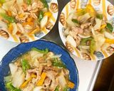 レンジ大根豚こまオイスター味噌青椒肉絲風作り方15写真