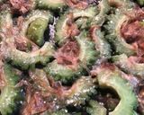 ゴーヤの鰹節味噌チーズ焼、ブルスケッタに作り方3写真