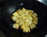 きのこと豆腐と豚肉のオイスターソース炒め作り方2写真