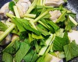 簡単♪栄養♪小松菜と鶏肉の中華炒め♪作り方5写真