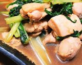 簡単♪栄養♪小松菜と鶏肉の中華炒め♪作り方6写真