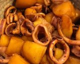 イカとじゃがいもの煮物 *☻*作り方3写真