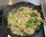 シーフードレタスチャーハン作り方7写真