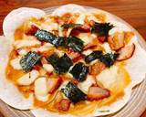 【簡単】餃子の皮deピザ　照り焼きチキン作り方7写真