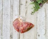 ポリ袋で1分　トマトととろろ昆布のマリネ作り方3写真