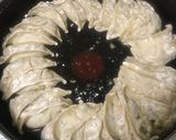 餃子バーガー 餃子の雪松作り方1写真