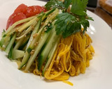錦糸卵　冷やし中華に作りました作り方8写真