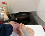 バターロールでマックっぽいチキンタツタ作り方2写真