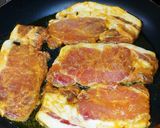 豚肉の味噌漬け焼き、蒸しキャベツ添え作り方6写真