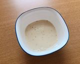 ニラそば　ごま味噌豆乳だれ作り方3写真