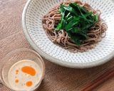 ニラそば　ごま味噌豆乳だれ作り方4写真