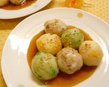 3色白玉♪たれはカレー風味作り方6写真