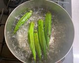 オクラえのき　調味料は牡蠣だし醤油のみ作り方2写真