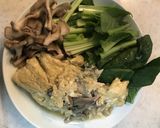 低糖質 0.68g 舞茸オムレツと小松菜作り方4写真