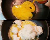 マーガリン風味のレタス焼き飯作り方5写真