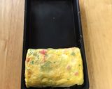 三つ葉とカニカマの卵焼き作り方3写真