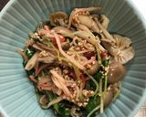 かいわれとしめじの胡麻和え作り方4写真