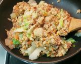 マーガリン風味のレタス焼き飯作り方8写真
