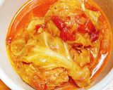 キャベツたっぷりトマト煮込み作り方8写真