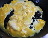 簡単♪美味♪炒めピーマンのトロトロ卵かけ作り方3写真
