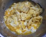 簡単♪美味♪炒めピーマンのトロトロ卵かけ作り方4写真