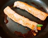 ♡にんじんとスナップえんどうの肉巻き♡作り方4写真