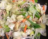 出汁香る♡バター醤油焼うどん作り方5写真