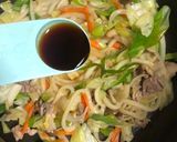 出汁香る♡バター醤油焼うどん作り方7写真