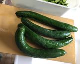 ☀︎夏‼︎採り損ね太胡瓜と鯖缶水煮の煮物作り方1写真