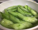 ☀︎夏‼︎採り損ね太胡瓜と鯖缶水煮の煮物作り方2写真