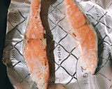 塩ふり鮭のネギマヨ焼き作り方1写真