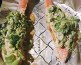 塩ふり鮭のネギマヨ焼き作り方2写真