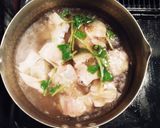 簡単☆美味しいパクチーの雲呑スープ作り方3写真