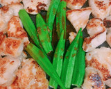 漬け込みで♪むね肉とオクラの柚子胡椒焼き作り方4写真