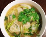 簡単☆美味しいパクチーの雲呑スープ作り方4写真