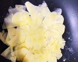 じゃが芋竹輪卵でなんちゃってお好焼き作り方7写真