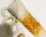 じゃが芋竹輪卵でなんちゃってお好焼き作り方8写真