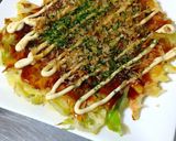 おからパウダーでお好み焼き作り方7写真