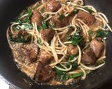 ポン酢バターの鶏のレバニラ丼の作り方作り方8写真