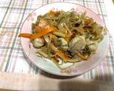 鳥モモゴボウ人参のキンピラ作り方8写真
