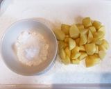 拔丝土豆（砂糖かけじゃがいも）中華料理作り方1写真