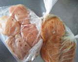 チキンサラダ!湯煎で作る!作り方3写真