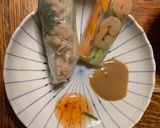 ライスペーパー　生春巻き-お肉/エビ入り作り方7写真